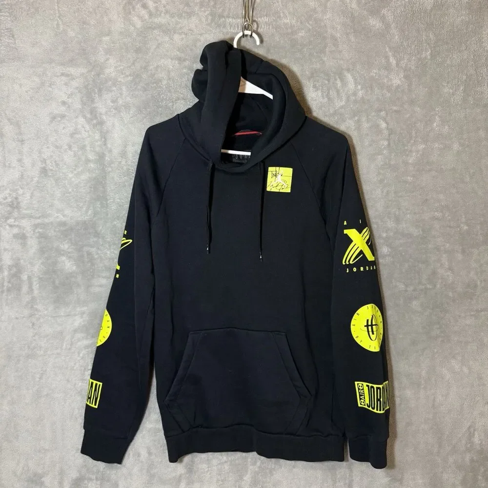 Jordan Men's Air Jordan Tinker Legacy Pullover Hoodie Black Small BQ0298